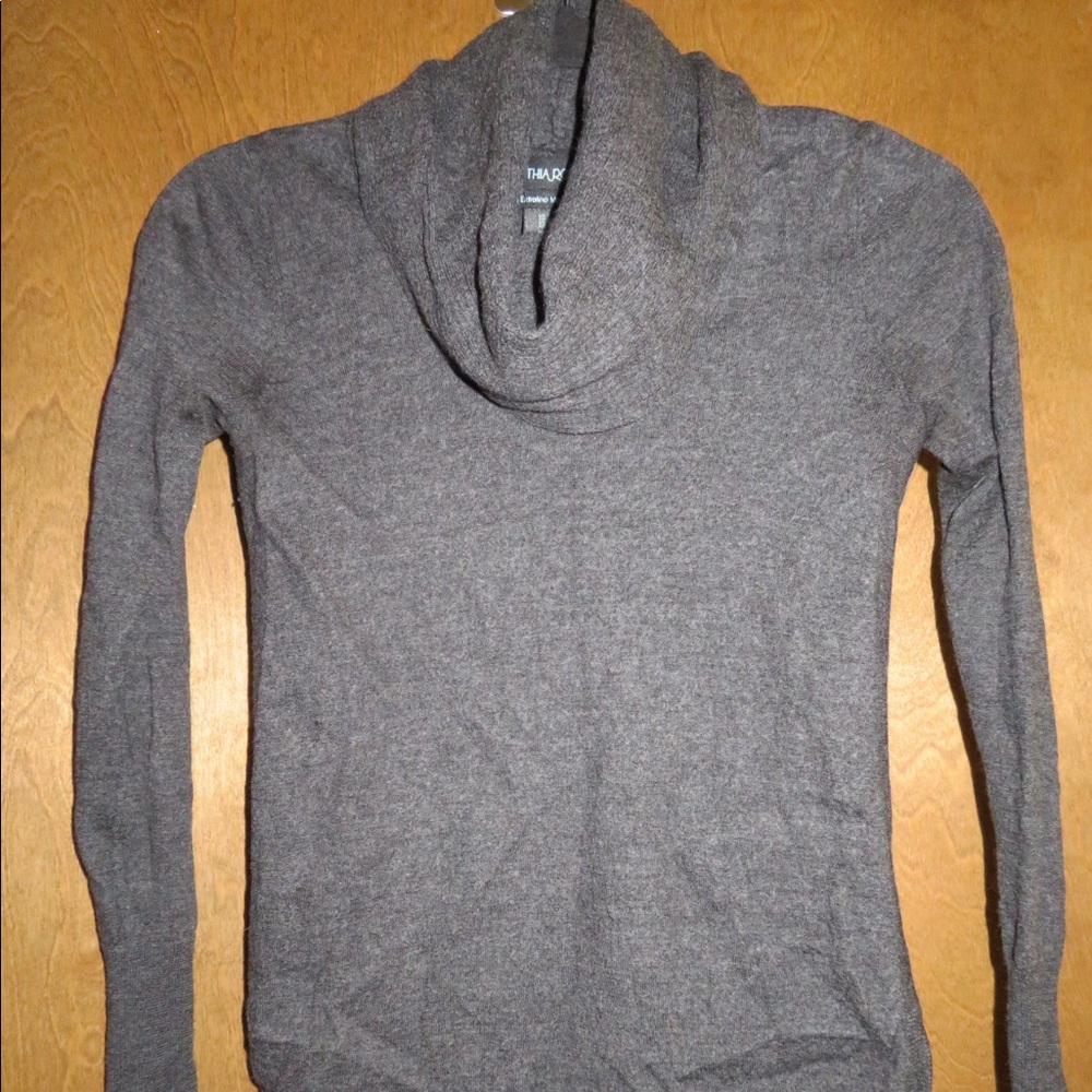 Dark Grey cowl neck sweater